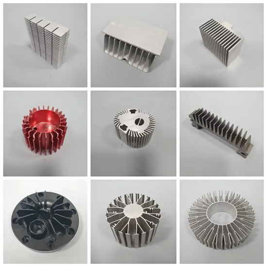 Customize Anode Black Cold Forged Aluminum Pin Fin Round Heat Sink for LED Light Cooling 