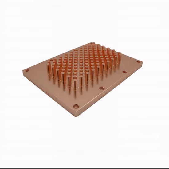 High Quality Industrial Large Aluminum Copper Machining High Power Industry Products Heat Sink with Smooth Contact Flat Surface
