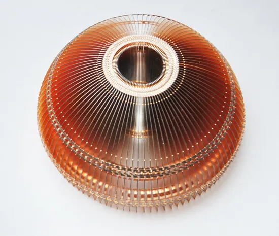 Copper Zipper Fin Heat Sink for LED Lights 