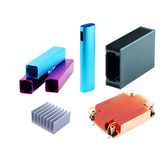 Various Types Aluminum Heatsinks Custom Extrusion Dens Pin Skived Fin Heat Sink with Required Anodized Color 