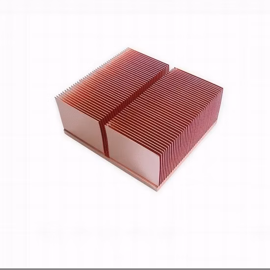 China Factory Anodized Silver Pure Aluminum Cold Forging Electric Products Thermal Solution Pin Fin Heat Sink with CNC Milling Drilling