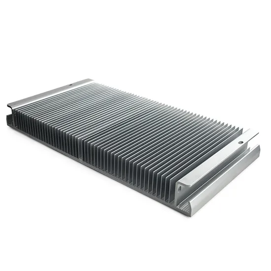 Cutting Edge Large Folded Bending Cooler Zipper Fins Aluminum Heat Sink 