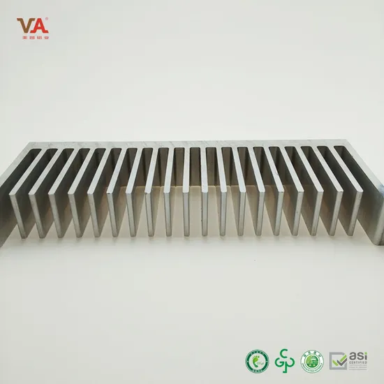 Advanced Power Electronics Cooling System Extruded Component High Temperature Applications Aluminum Profile Heat Sink 