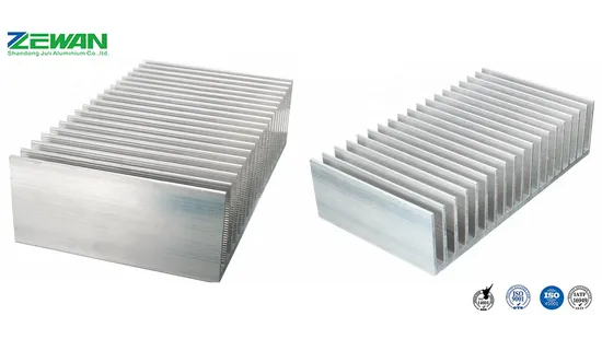 Aluminium Alloy Extrusion Profiles Extruded Customized Heat Sink for LED Anodized 