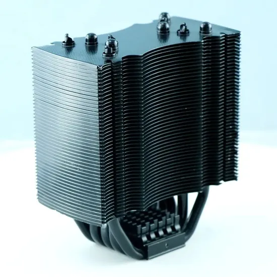 Custom CPU Heat Sink Manufacturer Heat Pipe Skived Heat Pipe Zipper Fin Copper Pipe Heatsink Parts for PC 