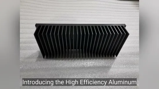 High Efficiency Aluminum Skived Fin Heat Sink for LEDs 