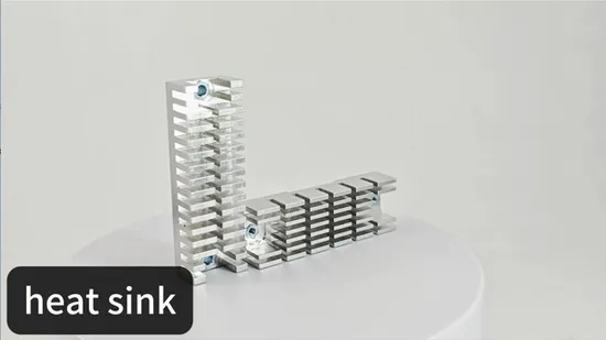 Custom Extruded Aluminum Heat Sinks for Cooling System 